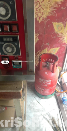Electric + Gas Pizza Oven – গ্যাস সিলিন্ডারসহ